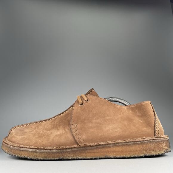 Clarks Originals 40 Desert Trek Men’s Size 11 M Brown Suede Chukka Ankle Shoes - Picture 1 of 9